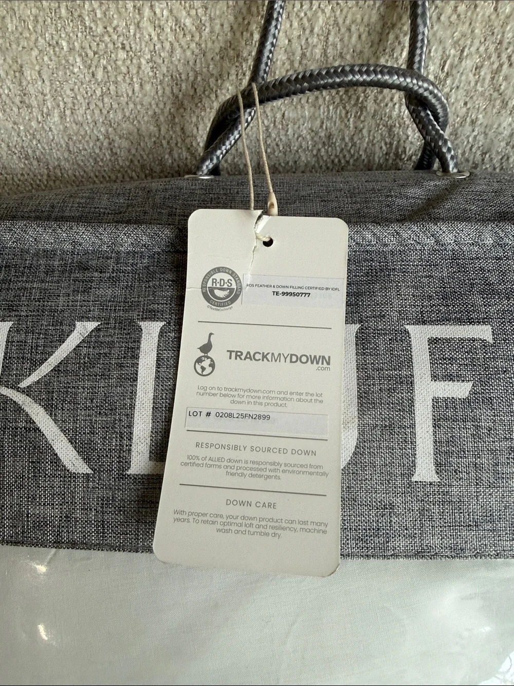 NIP Kluft Down Mattress Pad, Queen size $795 MSRP